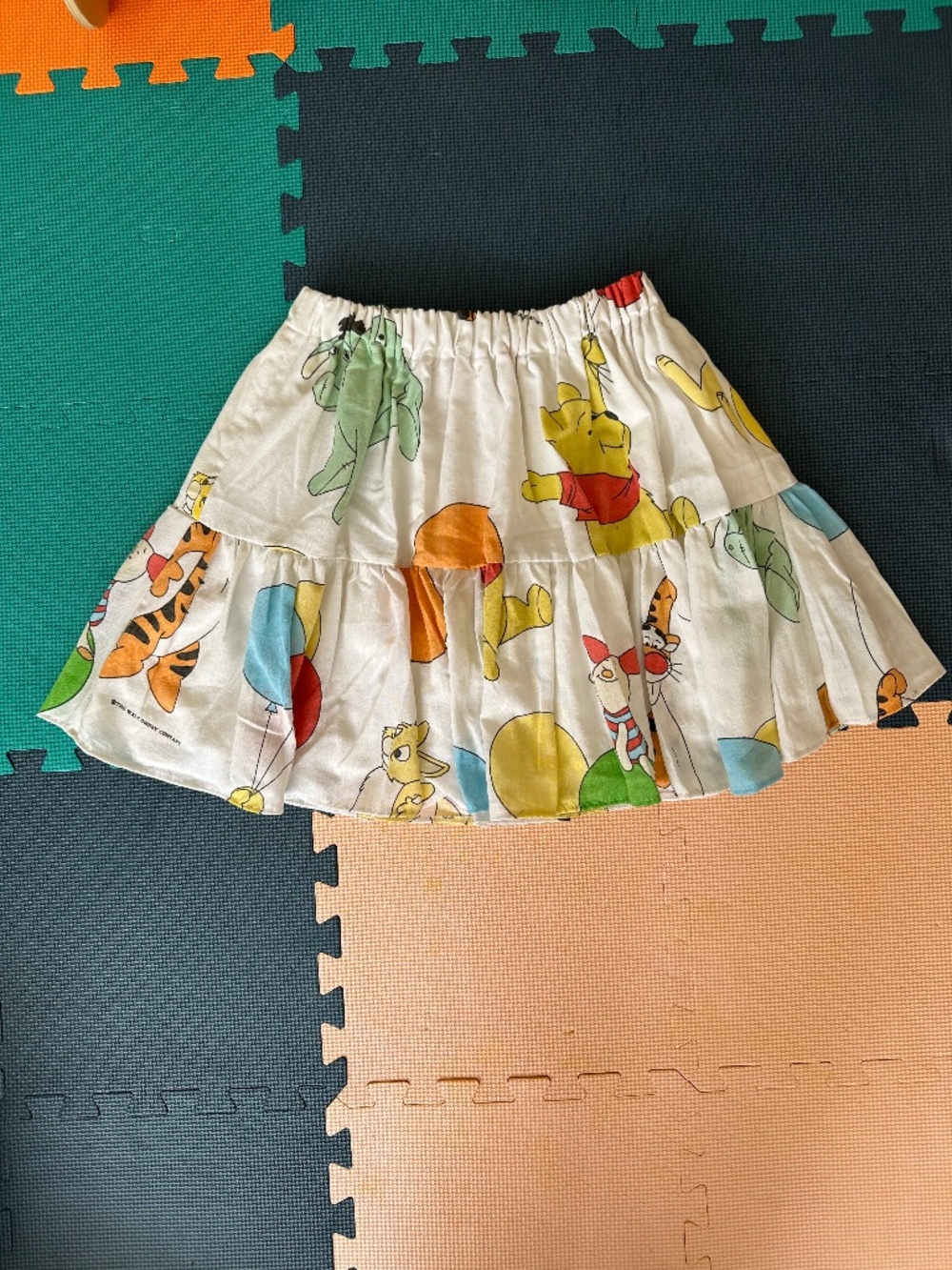 Winnie the Pooh and Friends Vintage sheet skirt